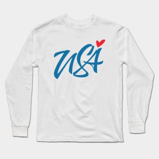 I love USA Long Sleeve T-Shirt